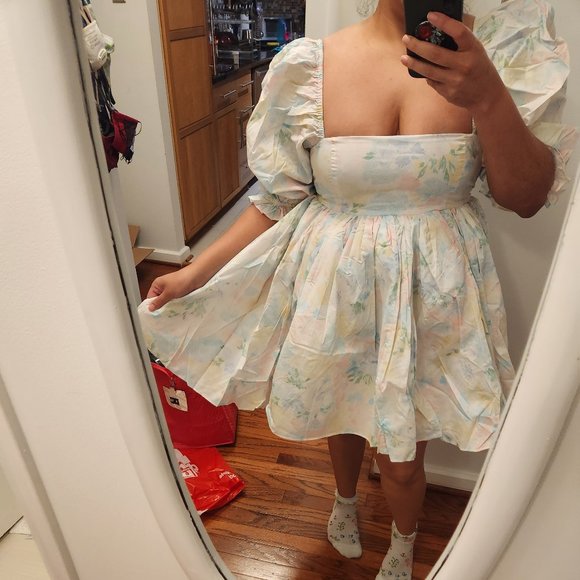 Selkie Dresses & Skirts - Stunning Selkie sweetcorn cottage puff brand NWT whimsical dress